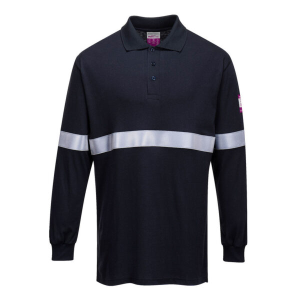 Flame Retardant Poloshirt - Navy