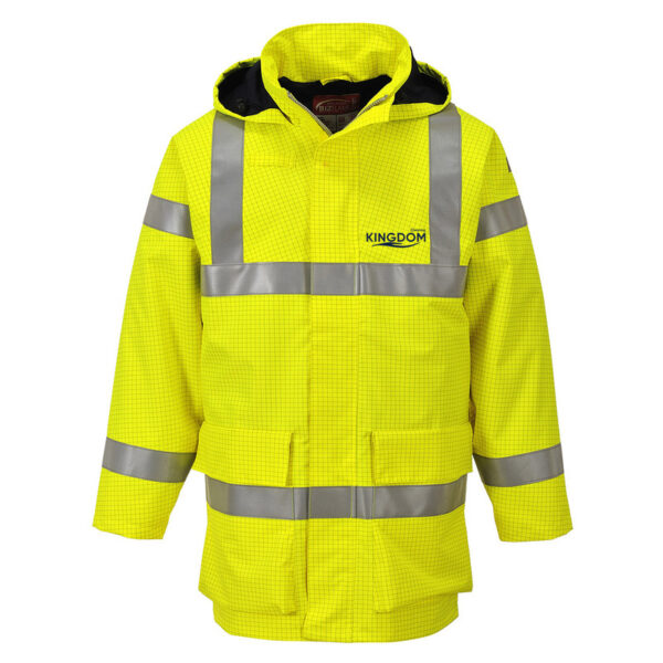 Flame Retardant Hi-Vis Jacket - Yellow