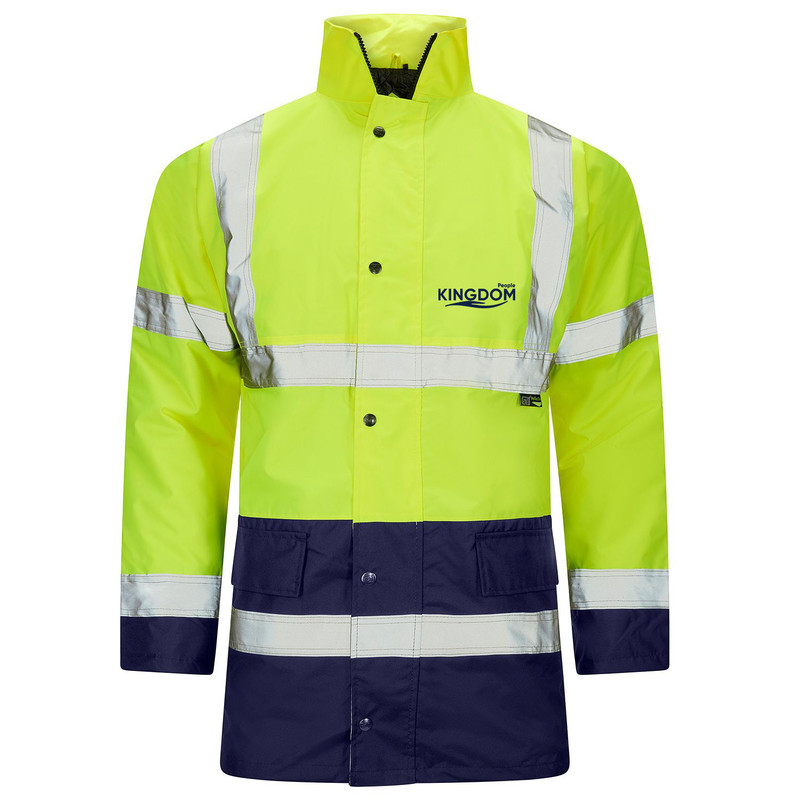 2-tone Hi-Vis Jacket Yellow/Navy