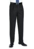 Men Suit Trousers - Black