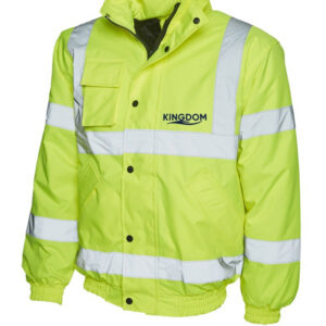 Kingdom Yellow Security Bomber Jacket