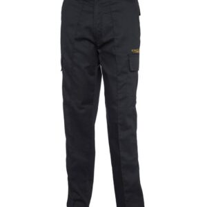 Kingdom Men's Cargo Trousers - Black