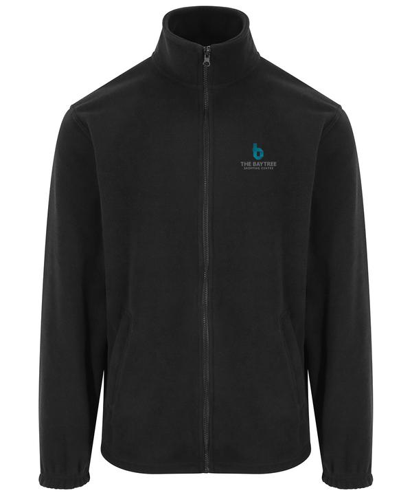 Baytree Classic Full Zip Fleece Jacket - Black