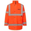 Kingdom Hi Vis Jacket - Orange (F/P:kingdom & B/P:Port Security)