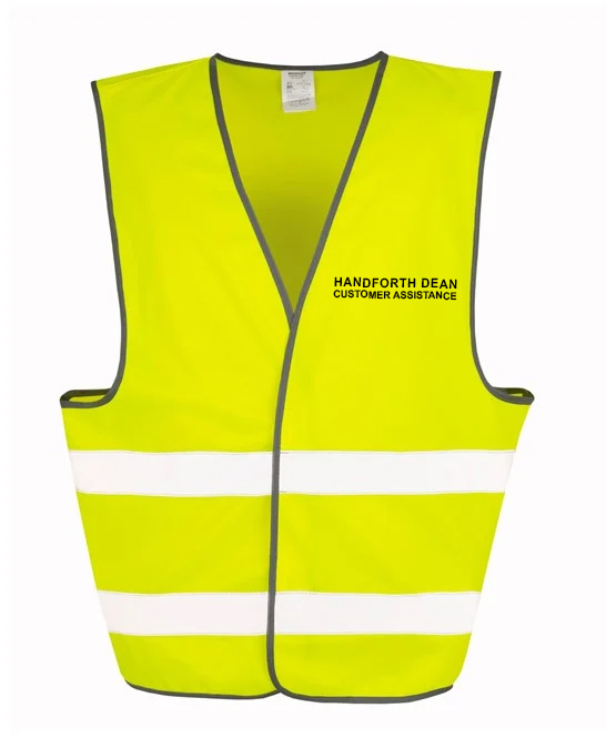 HTC Handforth Dean Hi Vis Vest - Yellow