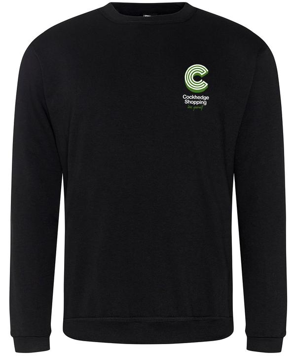 COCKHEDGE CLEANING Classic Sweatshirt - Black - (L/B EMB)