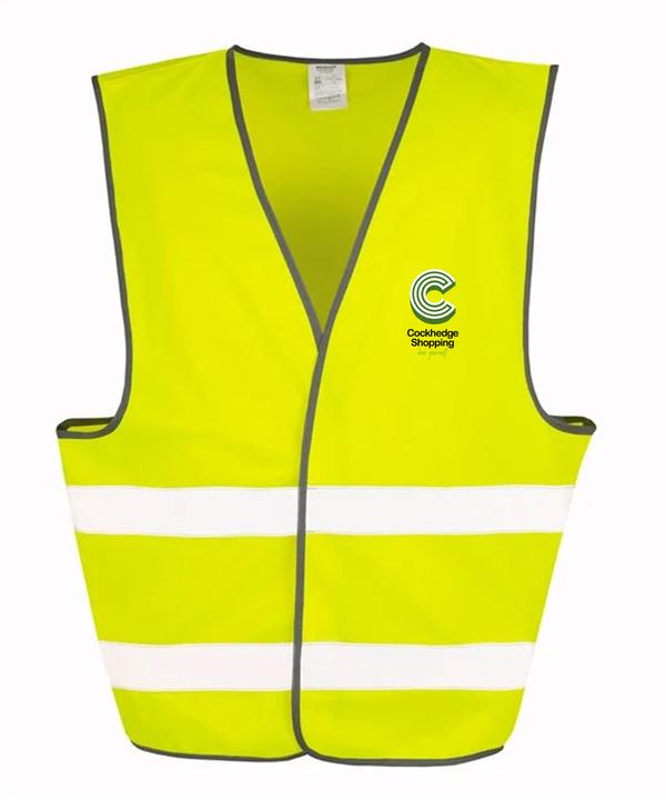 COCKHEDGE CLEANING Hi Vis Vest - Yellow - (L/B EMB)