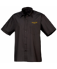 Kingdom Clean Men's S/S Poplin Shirt - Black