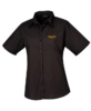 Kingdom Clean Women's S/S Poplin Blouse - Black